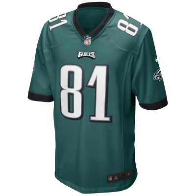 Men's Philadelphia Eagles Terrell Owens Nike Midnight Green Game Retired Player Jersey 01