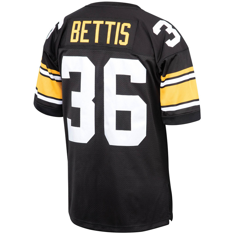 1996 Jerome Bettis Mitchell & Ness Black Authentic Throwback Retired Player Jersey