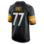 Pittsburgh Steelers Broderick Jones Nike Black 2023 NFL Draft First Round Pick Game Jersey