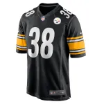 Men's Pittsburgh Steelers Caleb Johnson Nike Black Game Jersey
