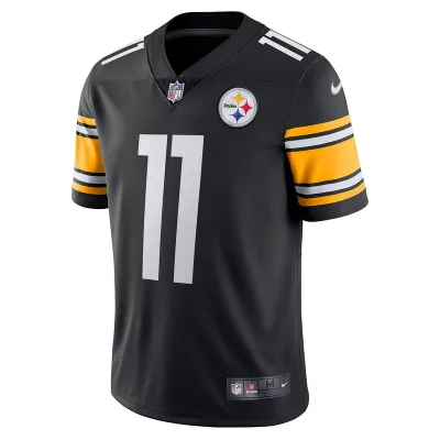 Men's Pittsburgh Steelers Chase Claypool Nike Black Vapor Limited Player Jersey 01