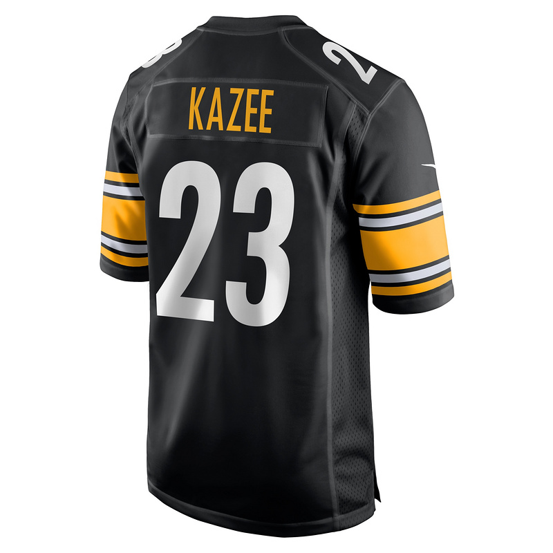 Men's Pittsburgh Steelers Damontae Kazee Nike Black Game Jersey
