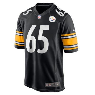 Men's Pittsburgh Steelers Dan Moore Jr. Nike Black Game Jersey 01