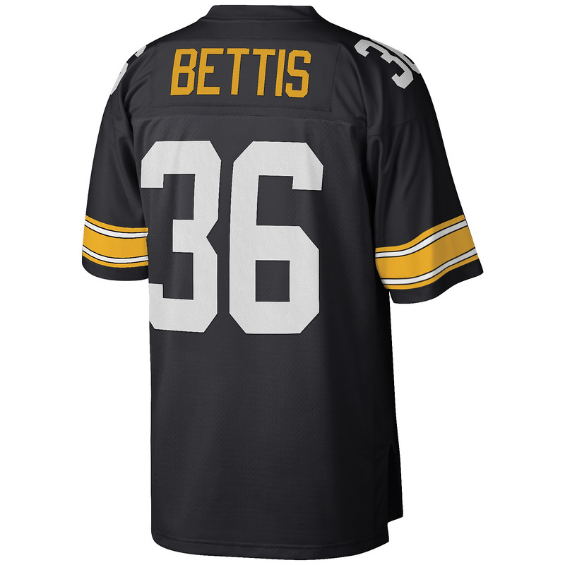 Men's Jerome Bettis Mitchell & Ness Black Big & Tall 1996 Retired Player Replica Jersey