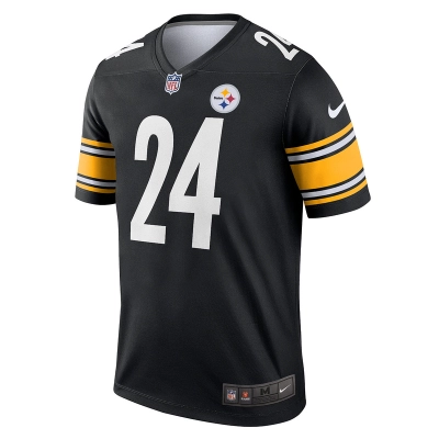 Men's Pittsburgh Steelers Joey Porter Jr. Nike Black Legend Jersey 01