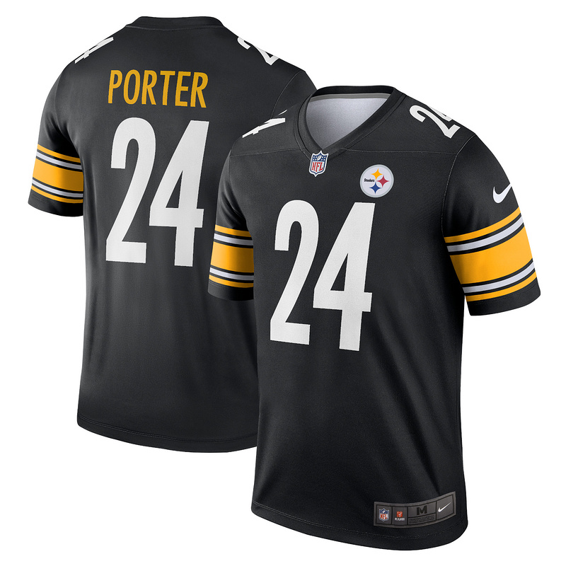 Men's Pittsburgh Steelers Joey Porter Jr. Nike Black Legend Jersey