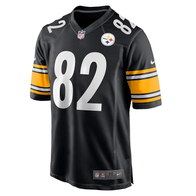 Men's Pittsburgh Steelers John Stallworth Nike Black Retired Player Jersey 01
