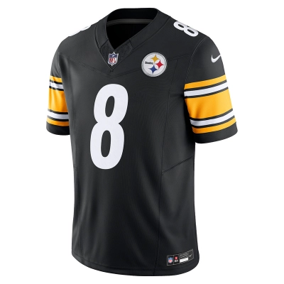 Men's Pittsburgh Steelers Kenny Pickett Nike Black Vapor F.U.S.E. Limited Jersey 01