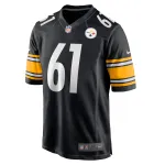 Men's Pittsburgh Steelers Mason Cole Nike Black Game Player Jersey