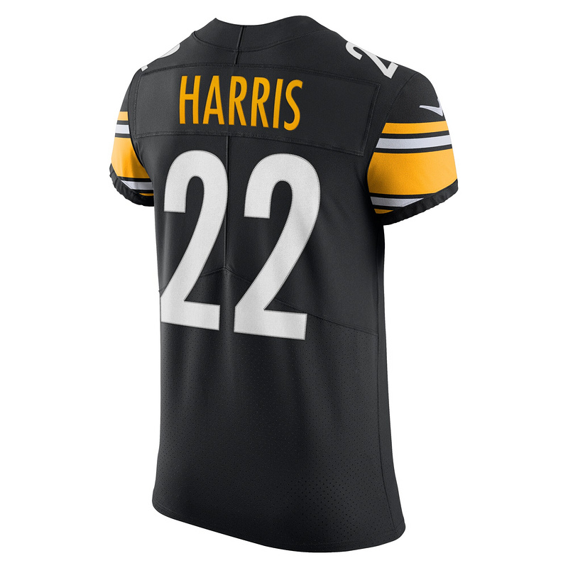 Men's Pittsburgh Steelers Najee Harris Nike Black Vapor Elite Jersey