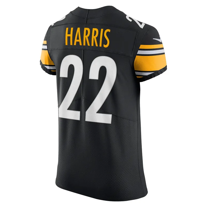 Men's Pittsburgh Steelers Najee Harris Nike Black Vapor Elite Jersey