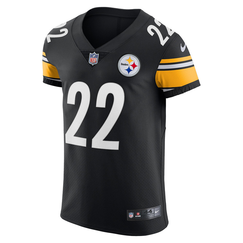 Men's Pittsburgh Steelers Najee Harris Nike Black Vapor Elite Jersey