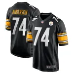 Men's Pittsburgh Steelers Spencer Anderson Nike Black Game Jersey