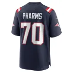 New England Patriots Jeremiah Pharms Jr. Nike Navy Game Jersey
