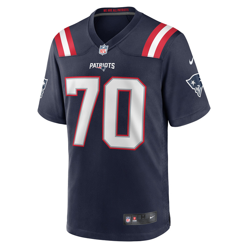 New England Patriots Jeremiah Pharms Jr. Nike Navy Game Jersey