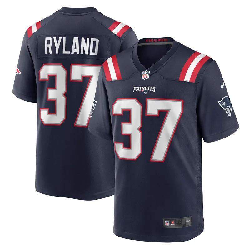 New England Patriots Chad Ryland Nike Navy Game Jersey