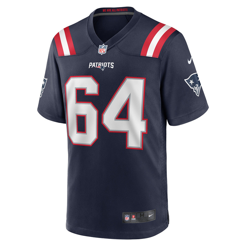 New England Patriots Andrew Stueber Nike Navy Player Jersey