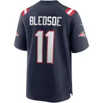 New England Patriots Drew Bledsoe Nike Navy Retired Player Jersey