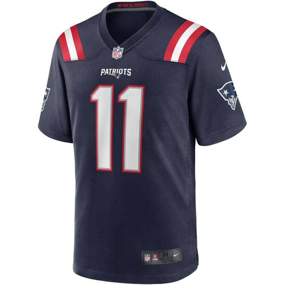 New England Patriots Drew Bledsoe Nike Navy Retired Player Jersey