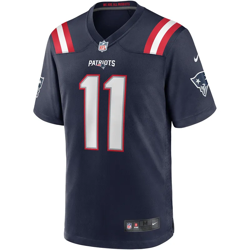 New England Patriots Drew Bledsoe Nike Navy Retired Player Jersey