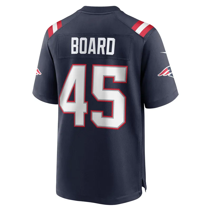 New England Patriots Chris Board Nike Navy Player Jersey