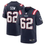 New England Patriots Sidy Sow Nike Navy Game Jersey