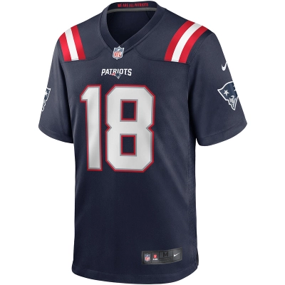 New England Patriots Matthew Slater Nike Navy Player Jersey 01