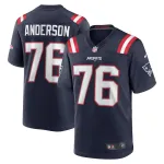 New England Patriots Calvin Anderson Nike Navy Game Jersey