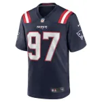 New England Patriots DaMarcus Mitchell Nike Navy Player Jersey