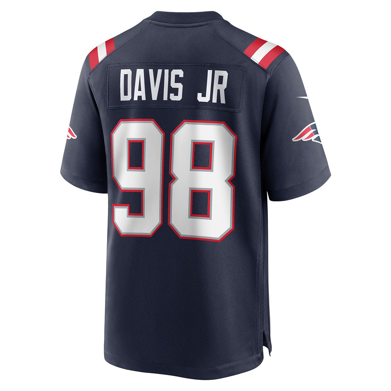 New England Patriots Carl Davis Jr. Nike Navy Jersey
