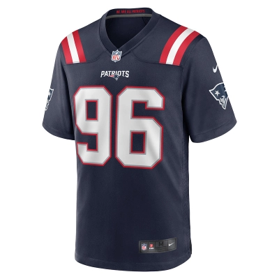 New England Patriots Sam Roberts Nike Navy Jersey 01