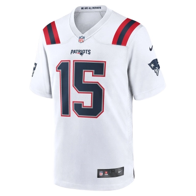 New England Patriots Ezekiel Elliott Nike White Player Jersey 01