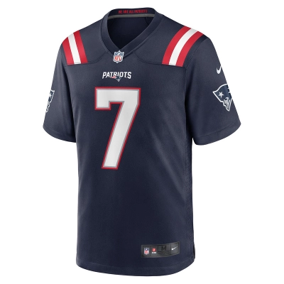 New England Patriots JuJu Smith-Schuster Nike Navy Player Jersey 01