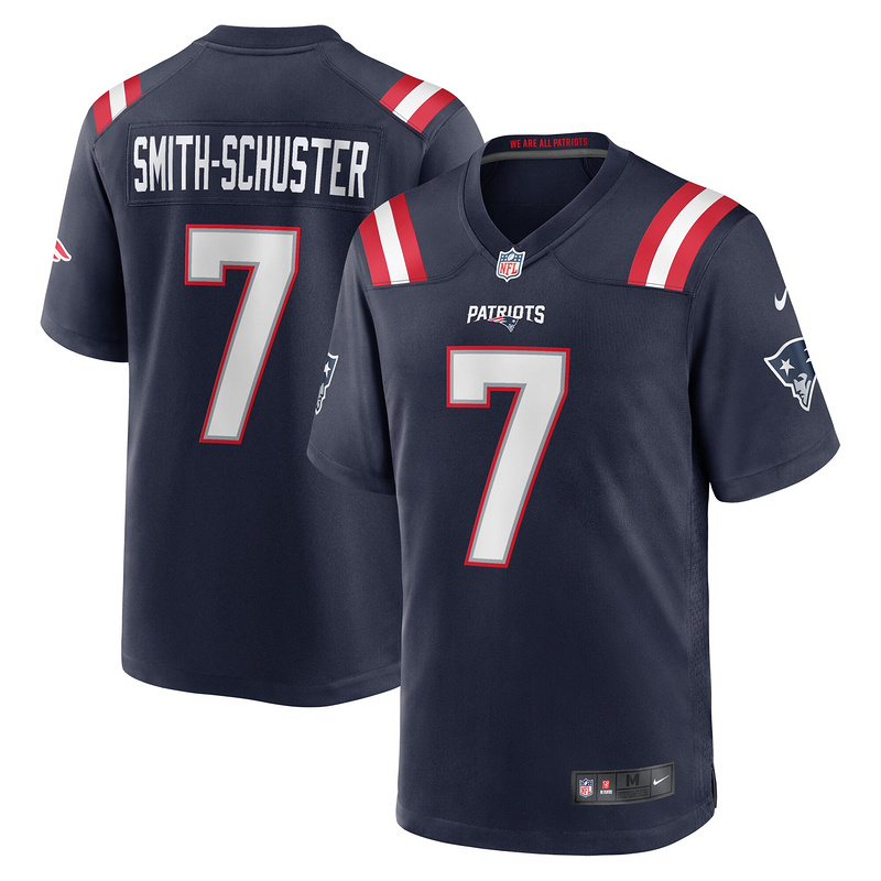 New England Patriots JuJu Smith-Schuster Nike Navy Player Jersey