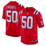 New England Patriots Mike Vrabel Nike Red Retired Player Alternate Game Jersey