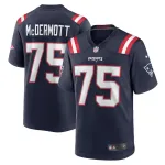 New England Patriots Conor McDermott Nike Navy Home Game Jersey