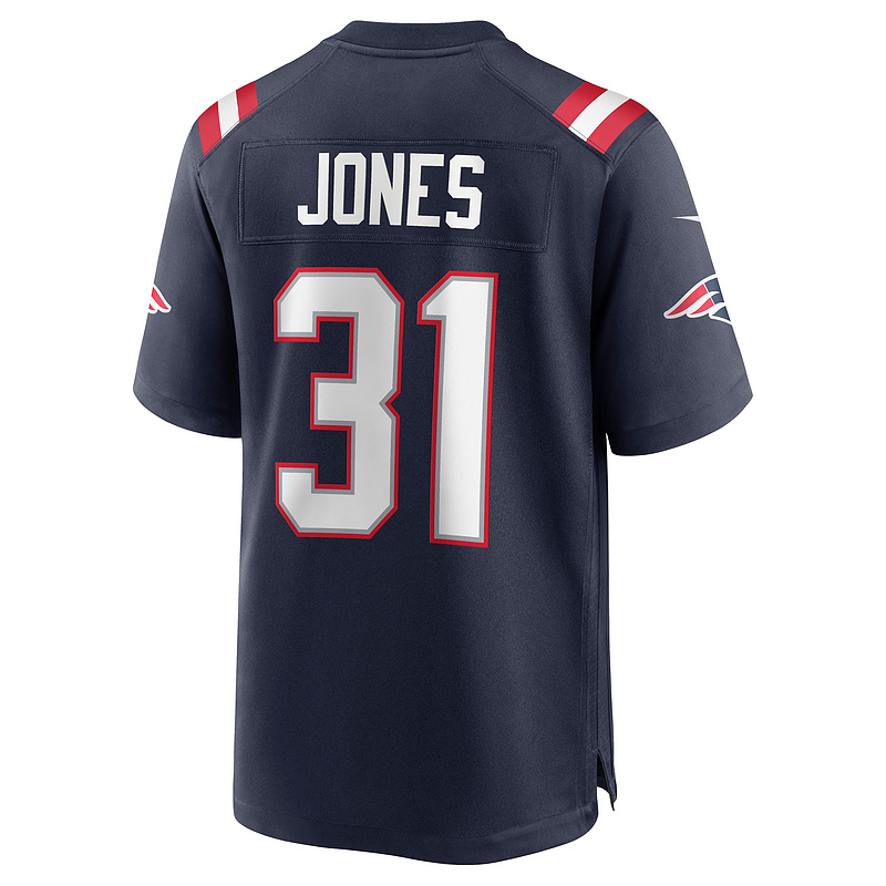 New England Patriots Jonathan Jones Nike Navy Game Jersey