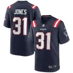 New England Patriots Jonathan Jones Nike Navy Game Jersey