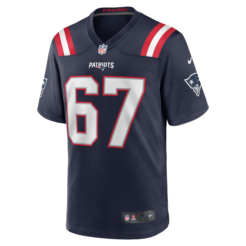 New England Patriots Hayden Howerton Nike Navy Home Game Jersey