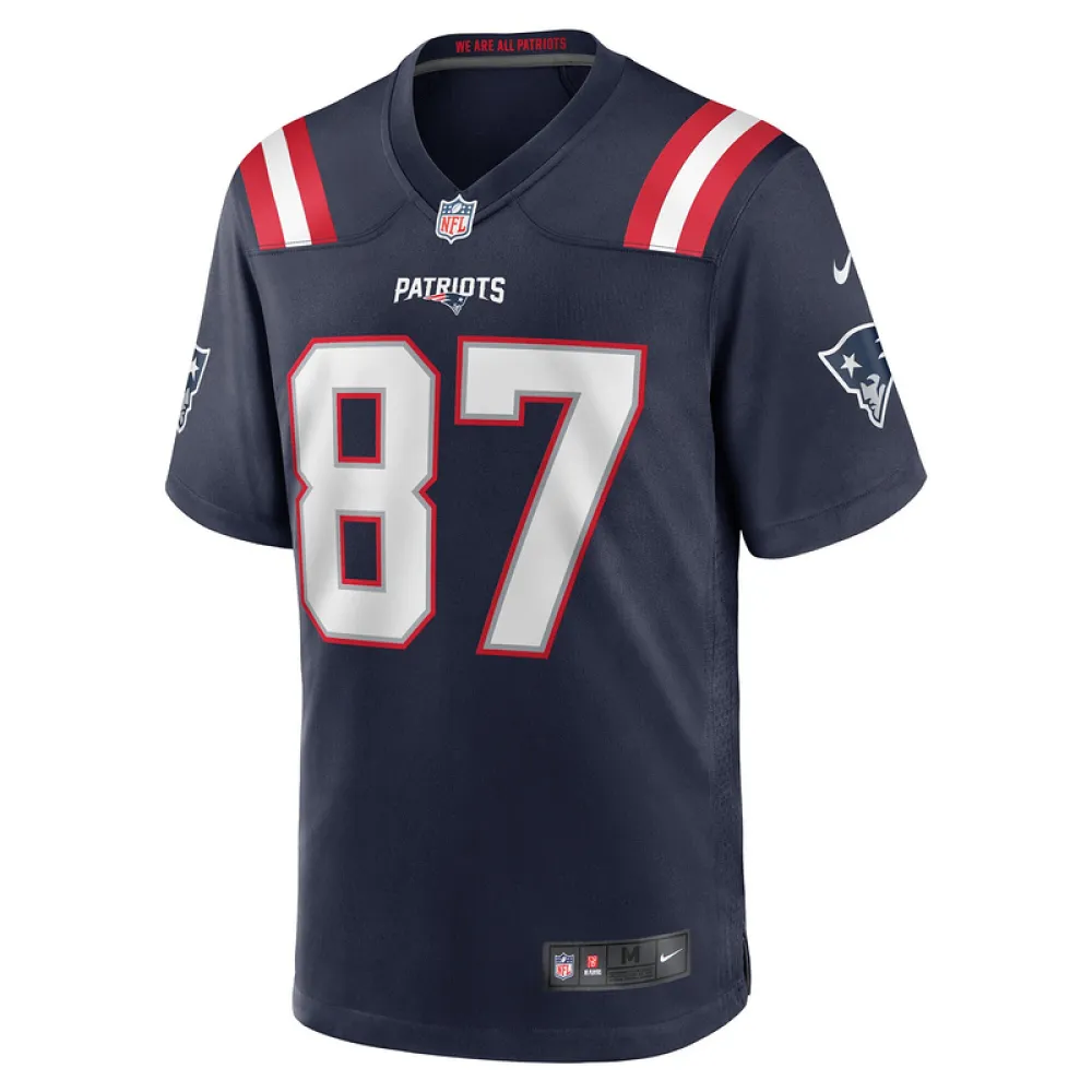 New England Patriots Matt Sokol Nike Navy Player Jersey
