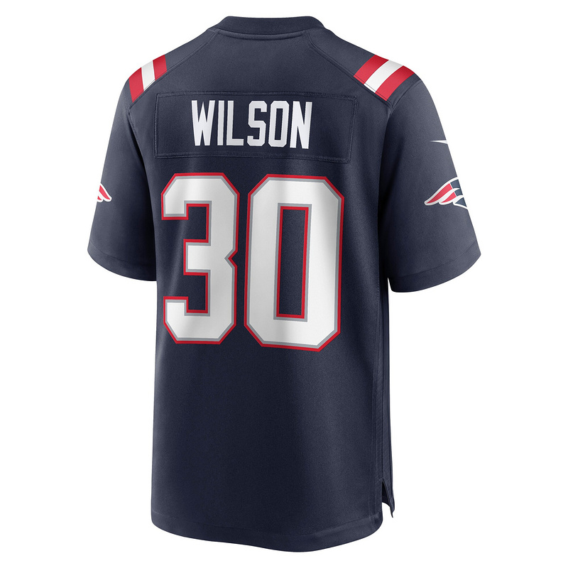 New England Patriots Mack Wilson Nike Navy Game Jersey