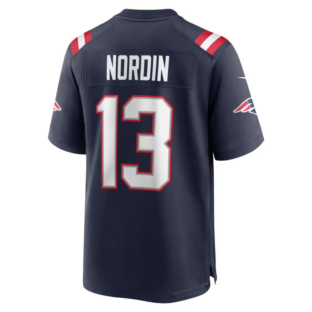 New England Patriots Quinn Nordin Nike Navy Player Jersey
