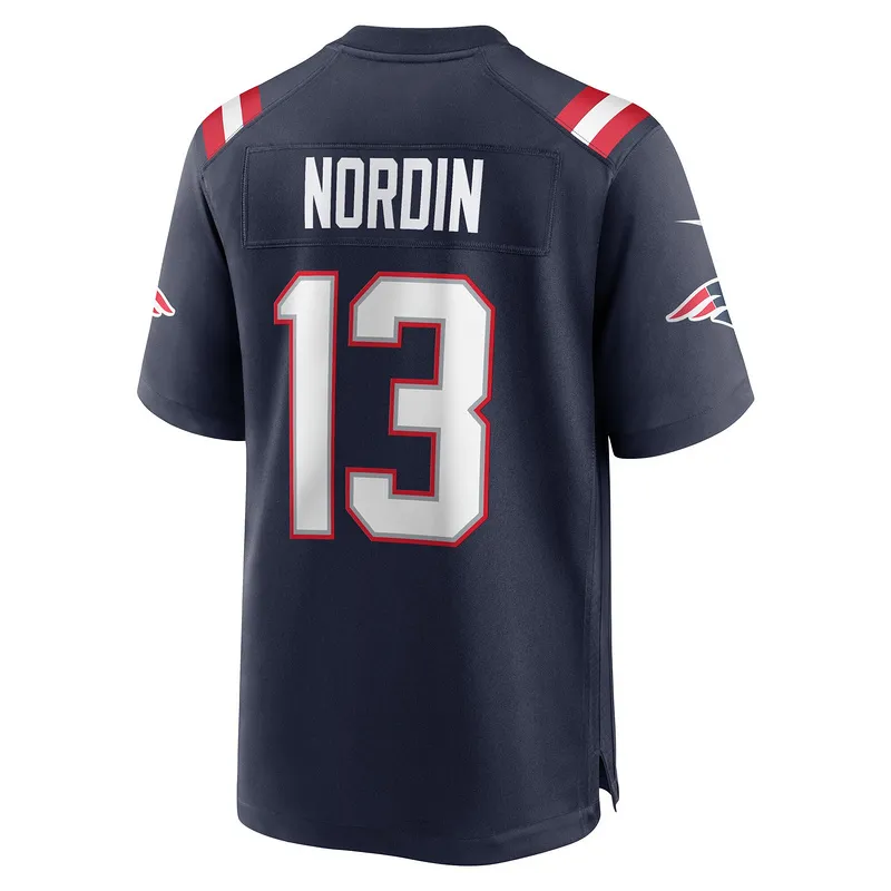 New England Patriots Quinn Nordin Nike Navy Player Jersey