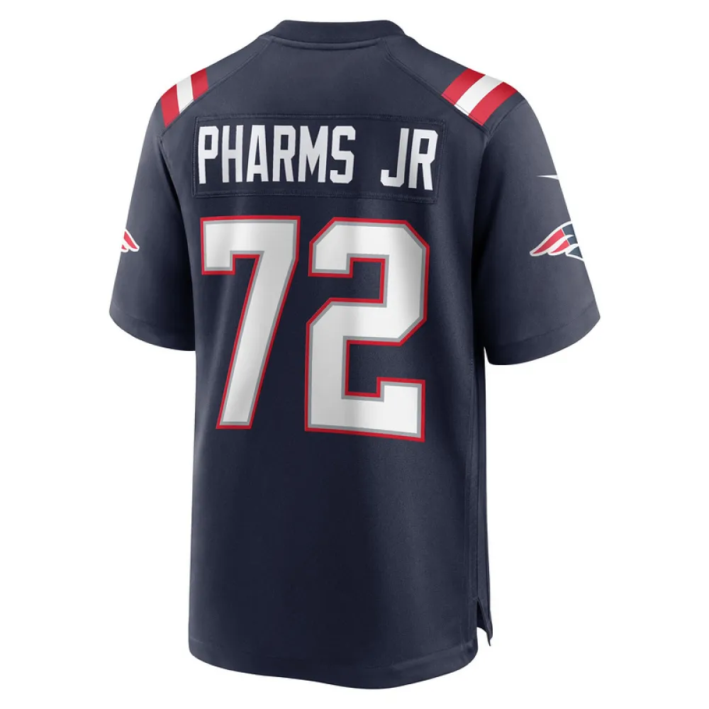New England Patriots Jeremiah Pharms Jr. Nike Navy Player Jersey