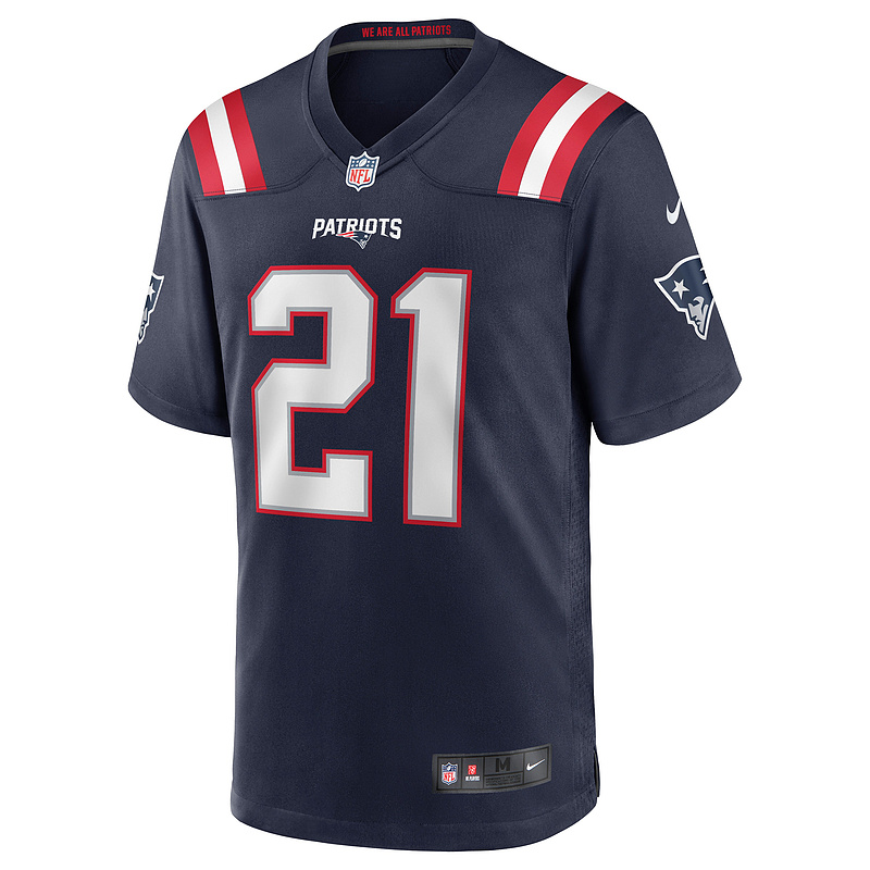 New England Patriots Adrian Phillips Nike Navy Game Jersey