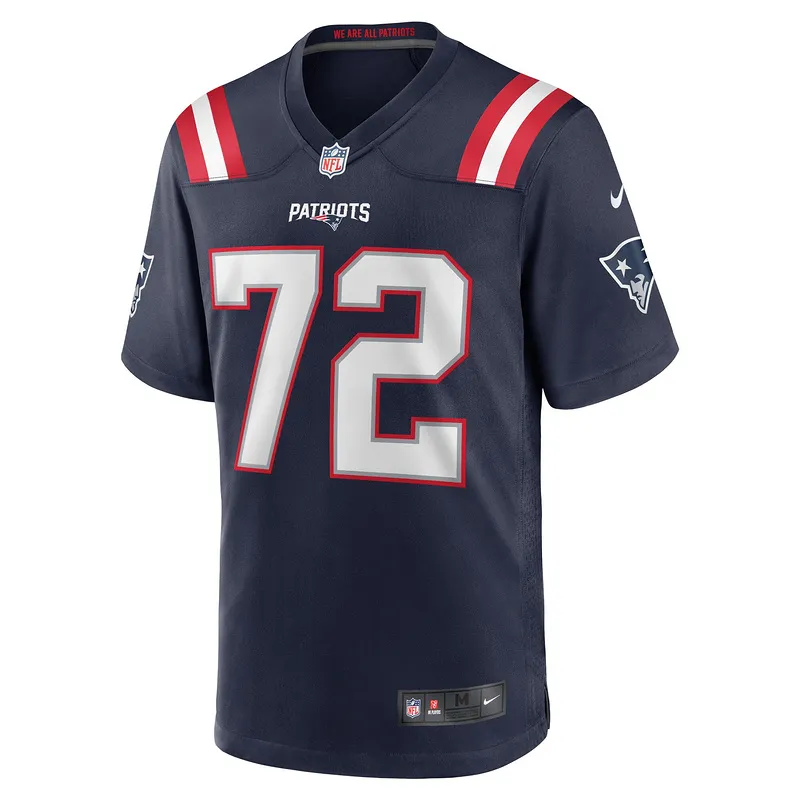 New England Patriots Tyrone Wheatley Nike Navy Game Jersey