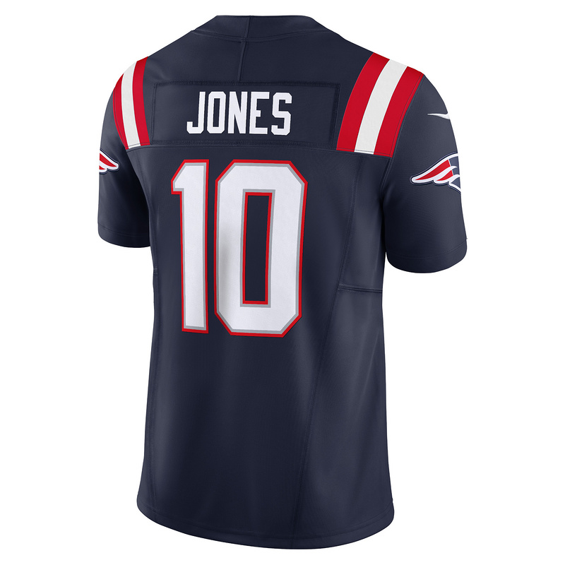 New England Patriots Mac Jones Nike Navy Vapor FUSE Limited Jersey