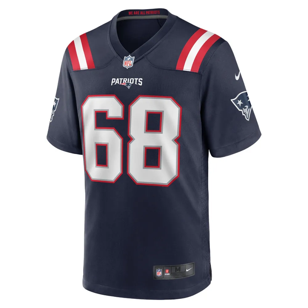 New England Patriots Atonio Mafi Nike Navy Game Jersey