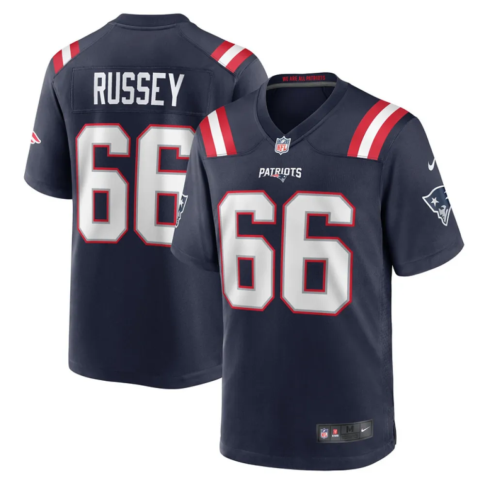 New England Patriots Kody Russey Nike Navy Player Jersey