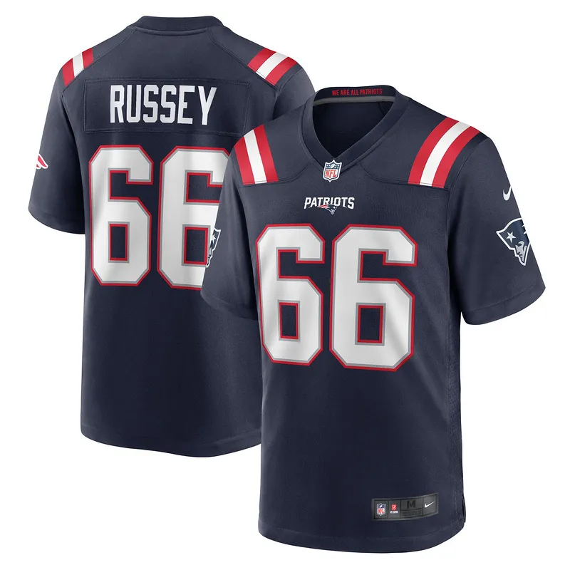 New England Patriots Kody Russey Nike Navy Player Jersey